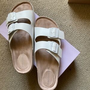 Madden Girl Iris White Sandals